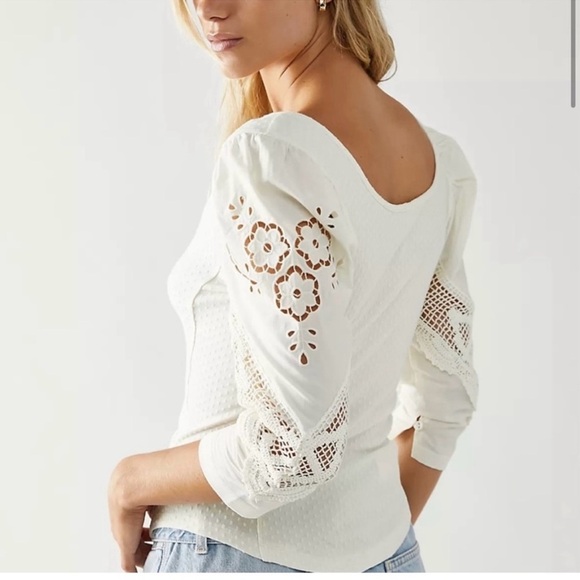 Free People Moonglow Henley Top - Picture 7 of 8